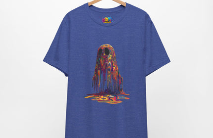 Psychedelic Ghost Rainbow Drip Spirit Tee