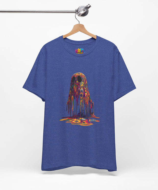 Psychedelic Ghost Rainbow Drip Spirit Tee