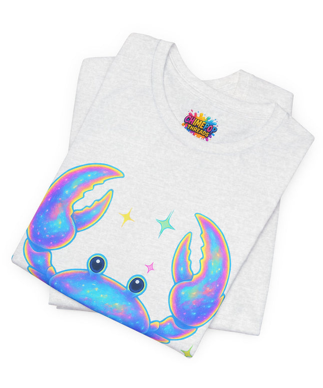 CLAWSOME Neon Crab Tee - Ocean Lover T-Shirt