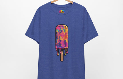 Psychedelic Rainbow Popsicle Drip Tee