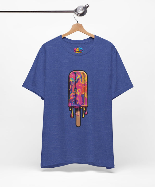 Psychedelic Rainbow Popsicle Drip Tee