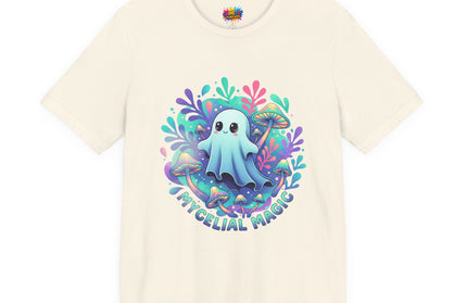 Mycelial Magic Blue Glow Ghost Tee