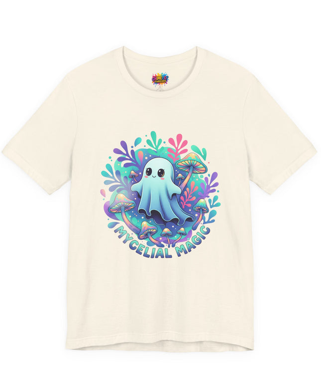 Mycelial Magic Blue Glow Ghost Tee