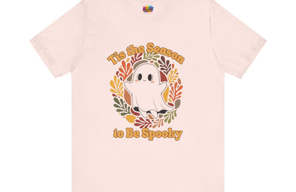 Tis The Season Spooky Black Ghost Tee