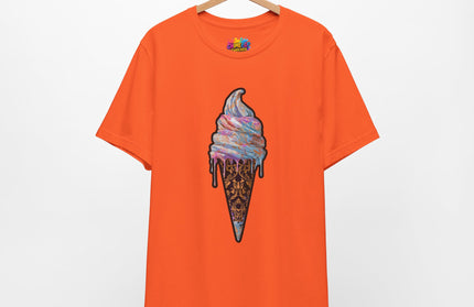 Baroque Marble Swirl Ice Cream Tee