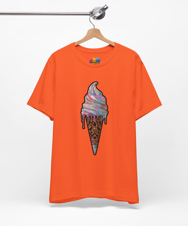 Baroque Marble Swirl Ice Cream Tee