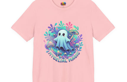 Mycelial Magic Blue Glow Ghost Tee
