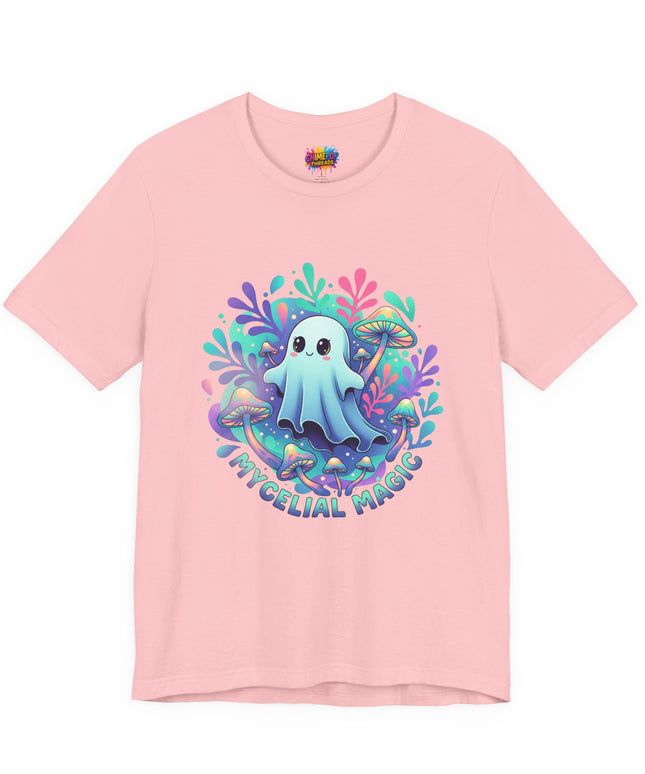 Mycelial Magic Blue Glow Ghost Tee
