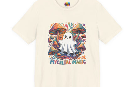 Mycelial Magic Rainbow Ghost Tee