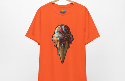 Pastel Marble Swirl Ice Cream Tee