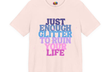 Just Enough Glitter Pastel Tee