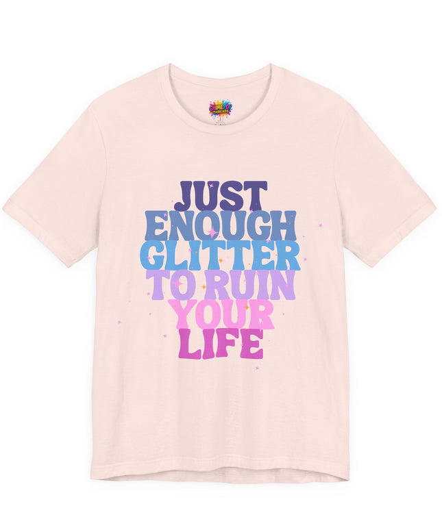 Just Enough Glitter Pastel Tee