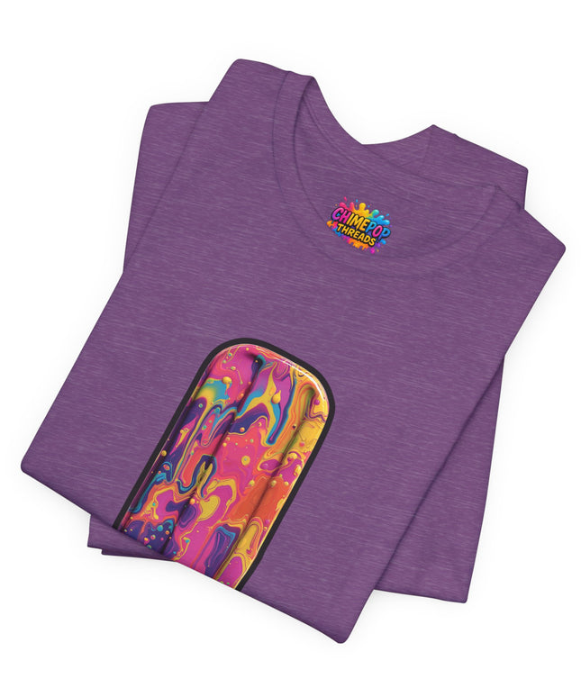 Psychedelic Rainbow Popsicle Drip Tee