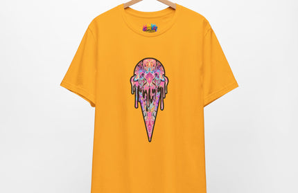 Pastel Ice Cream Symmetrical Drip Tee