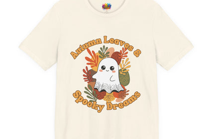 Autumn Leaves Spooky Dreams Ghost Tee