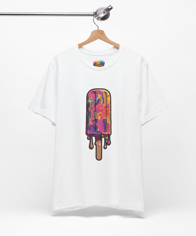 Psychedelic Rainbow Popsicle Drip Tee