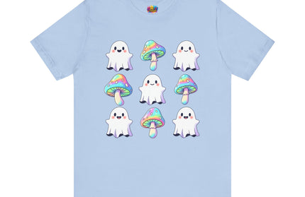Kawaii Ghost Mushroom Tee