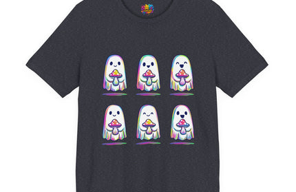Shopify Title: Rainbow Drip Ghost Tee