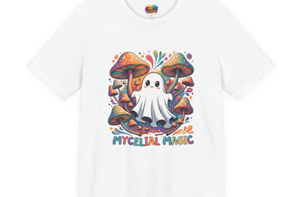 Mycelial Magic Rainbow Ghost Tee