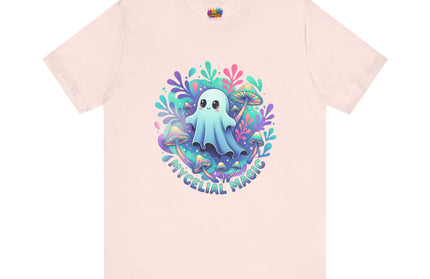 Mycelial Magic Blue Glow Ghost Tee