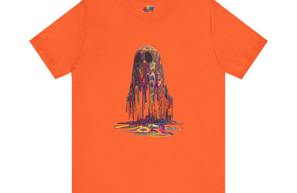 Psychedelic Ghost Rainbow Drip Spirit Tee