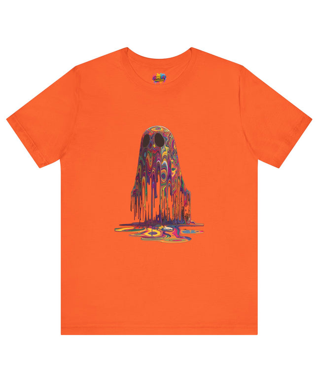 Psychedelic Ghost Rainbow Drip Spirit Tee