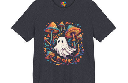 Mycelial Magic Ghost Mushroom Tee