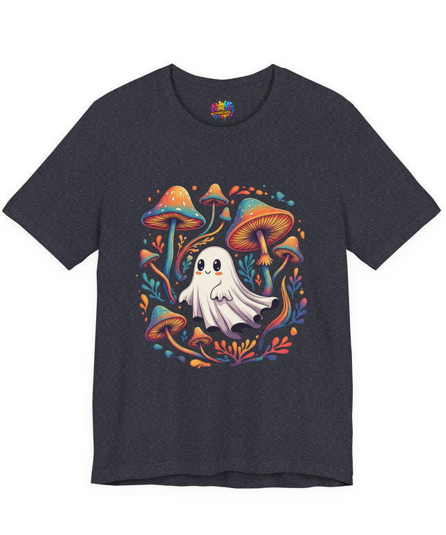 Mycelial Magic Ghost Mushroom Tee