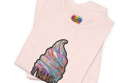 Baroque Marble Swirl Ice Cream Tee