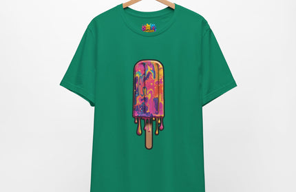 Psychedelic Rainbow Popsicle Drip Tee