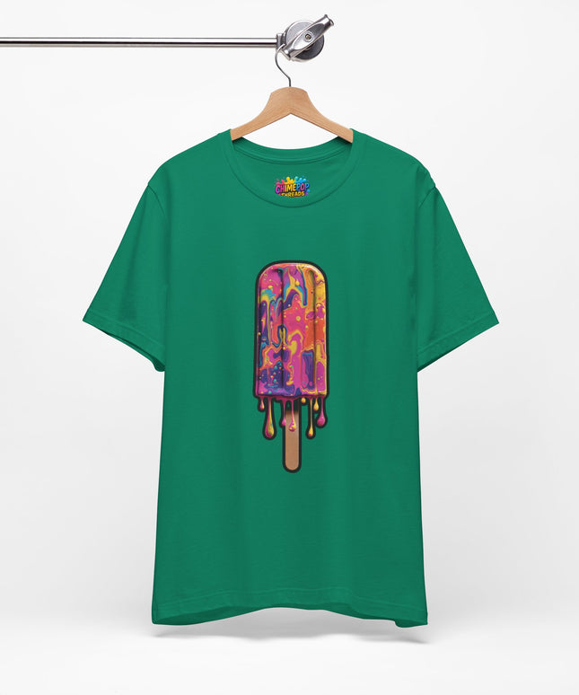 Psychedelic Rainbow Popsicle Drip Tee