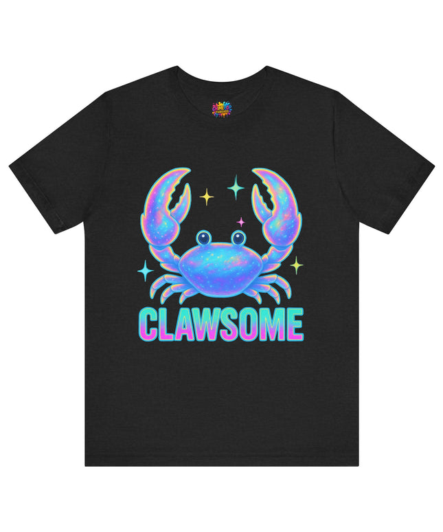 CLAWSOME Neon Crab Tee - Ocean Lover T-Shirt