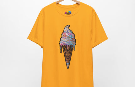 Baroque Marble Swirl Ice Cream Tee