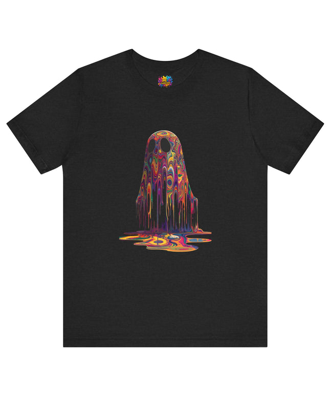 Psychedelic Ghost Rainbow Drip Spirit Tee