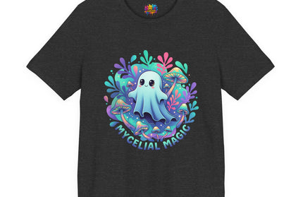 Mycelial Magic Blue Glow Ghost Tee