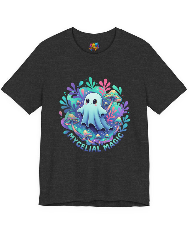 Mycelial Magic Blue Glow Ghost Tee