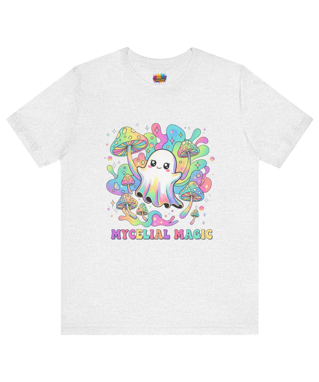 Mycelial Magic Rainbow Ghost Tee