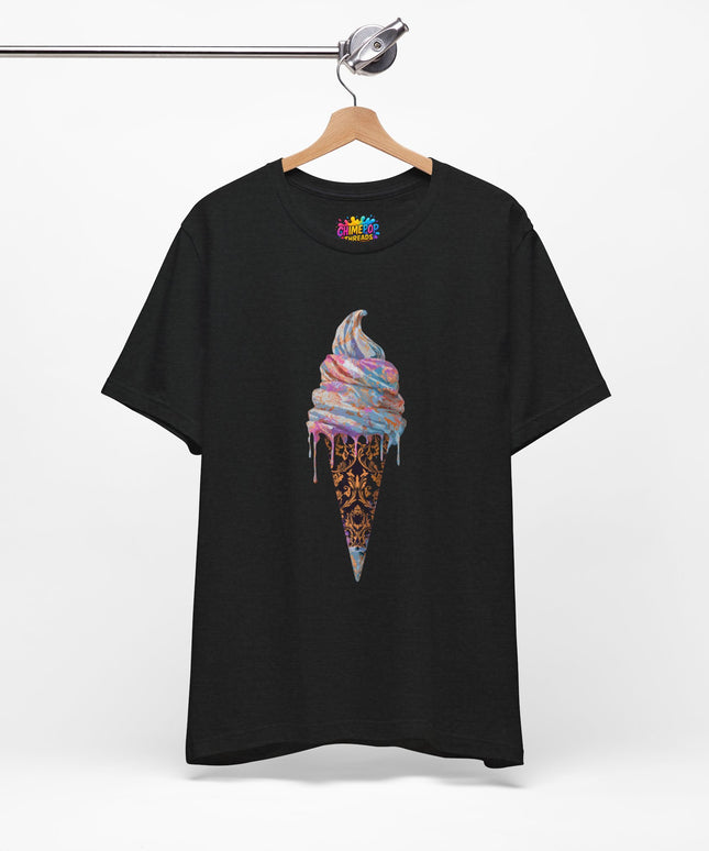 Baroque Marble Swirl Ice Cream Tee