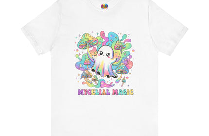 Mycelial Magic Rainbow Ghost Tee