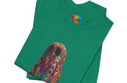 Psychedelic Ghost Rainbow Drip Spirit Tee