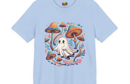 Mycelial Magic Ghost Mushroom Tee