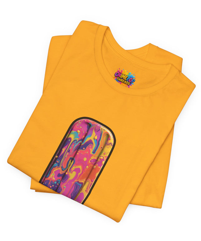 Psychedelic Rainbow Popsicle Drip Tee