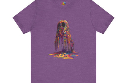 Psychedelic Ghost Rainbow Drip Spirit Tee