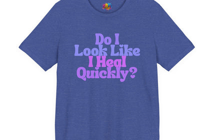 Do I Heal Quickly Funny Quote Pastel T-Shirt