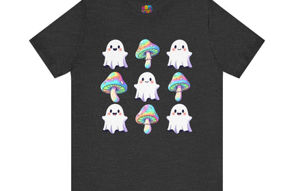Kawaii Ghost Mushroom Tee