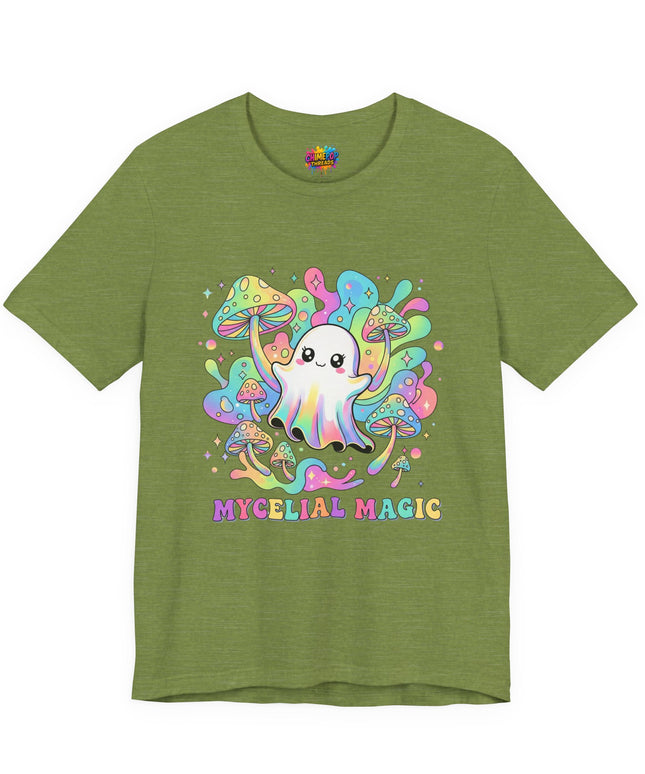 Mycelial Magic Rainbow Ghost Tee
