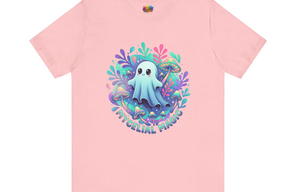 Mycelial Magic Blue Glow Ghost Tee