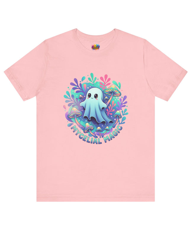 Mycelial Magic Blue Glow Ghost Tee