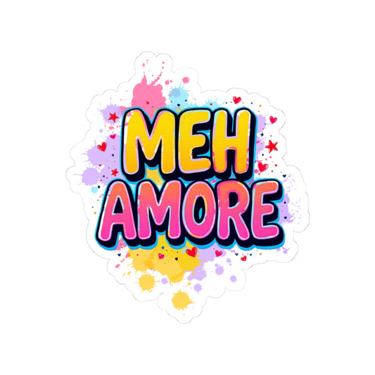 Vibrant Kiss-Cut Stickers for Laptop & Decor – Meh Amore