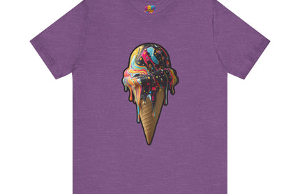 Pastel Marble Swirl Ice Cream Tee
